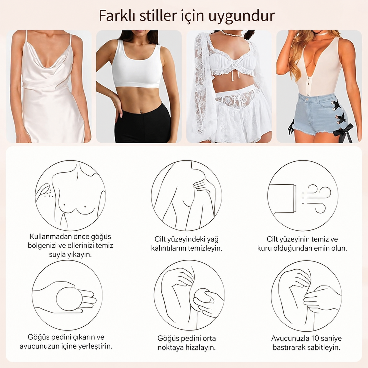 Vakumlu Göğüs Ucu Pedi
