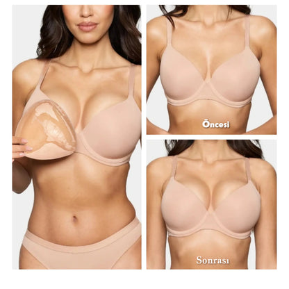 Görünmez Push-Up Ped – Sütyensiz Doğal Destek